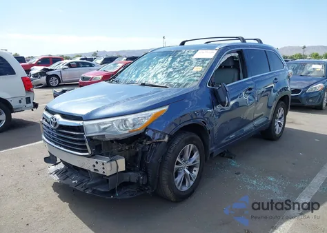 2015 Toyota Highlander Xle V6 z USA, uszkodzony, nr VIN 5TDKKRFH0FS109892